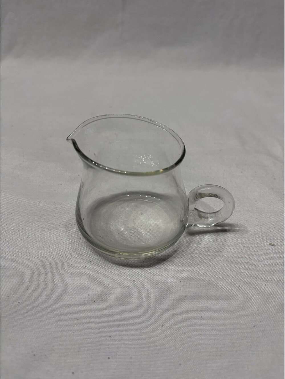 Clear  Glass Creamer Pitcher 2.75"
